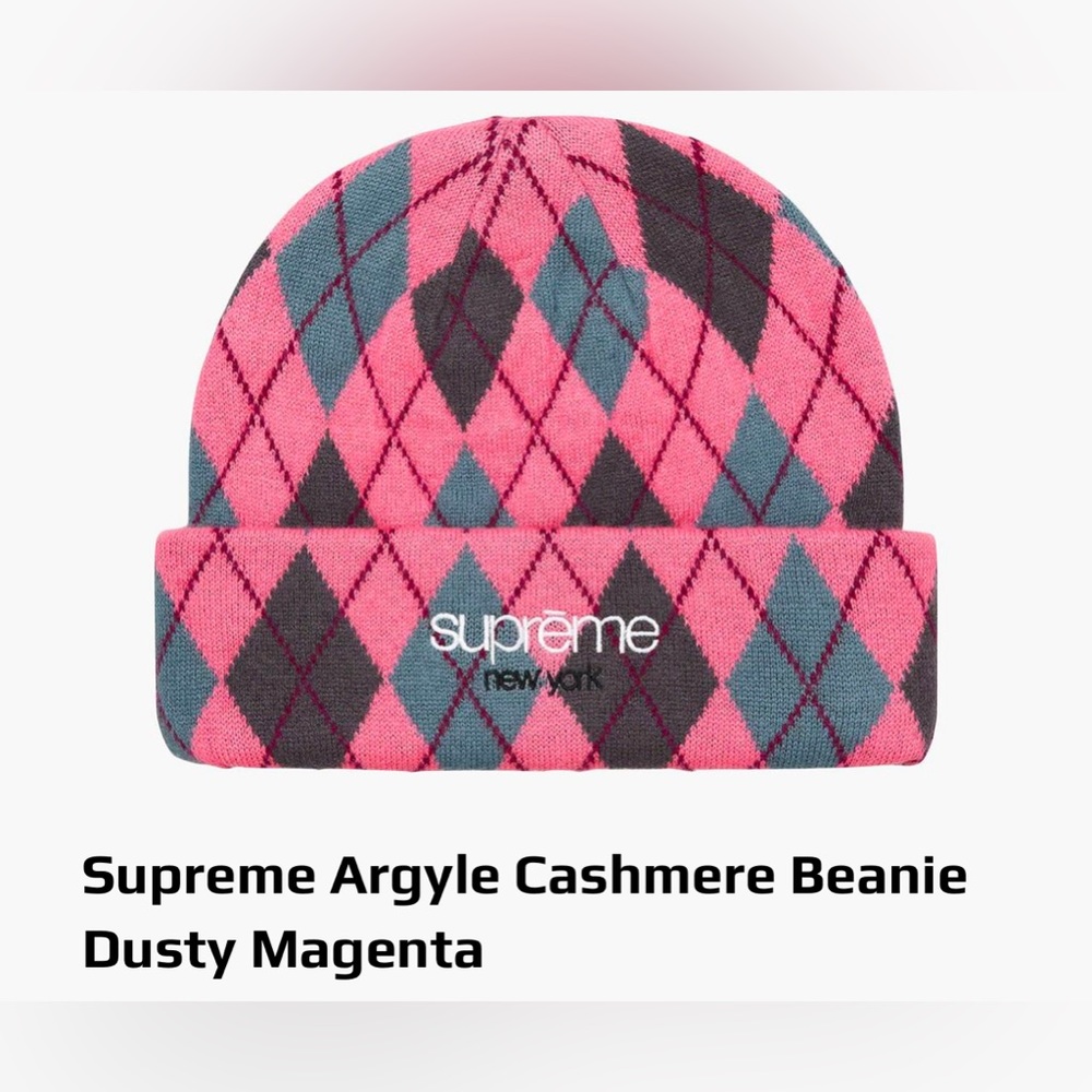 Supreme men’s cashmere beanie